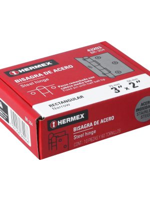 BR-304E1.jpg 43203 - Bisagra rectangular 3' acero inoxidable, HERMEX