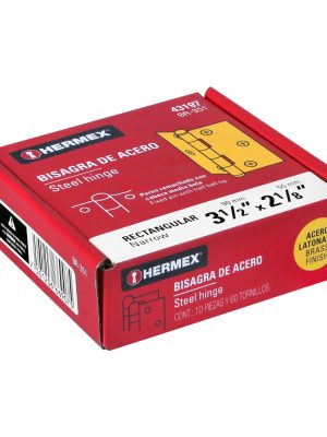 BR-351E1.jpg 43197 - Bisagra rectangular 3-1/2' acero latonado, HERMEX