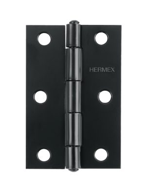 BR-356.jpg 45637 - Bisagra rectangular 3-1/2' negra, HERMEX