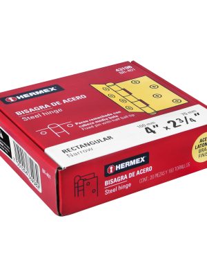 BR-401E1.jpg 43198 - Bisagra rectangular 4' acero latonado, HERMEX