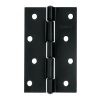 45638 - Bisagra rectangular 4' negra, HERMEX