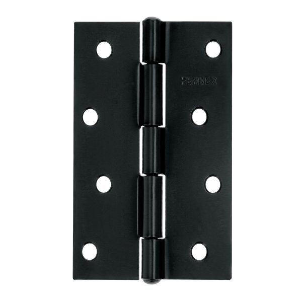 45638 - Bisagra rectangular 4' negra, HERMEX