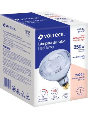 BR-40ITE1.jpg 46834 - Lámpara incandescente de calor, BR40 250 Watts, transparente