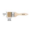 24473 - Brocha uso general de 2' con mango de madera, Pretul