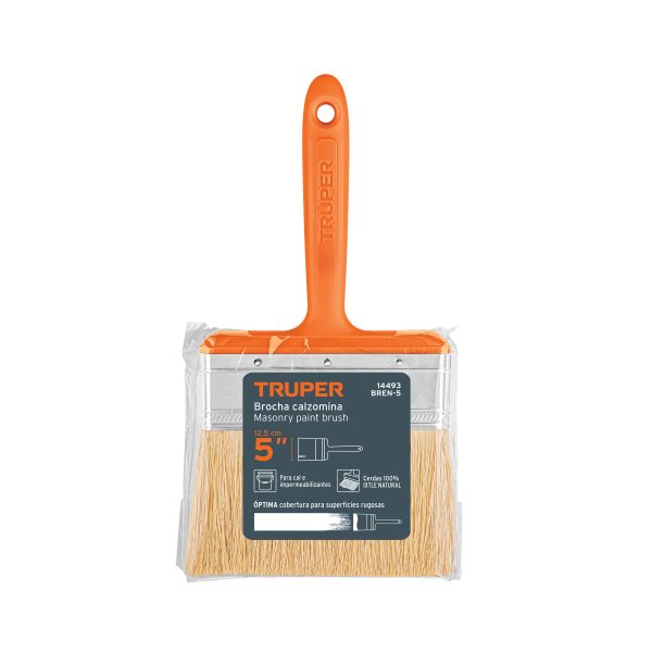 14493 - Brocha para encalar e impermeabilizar de 5', mango plástico