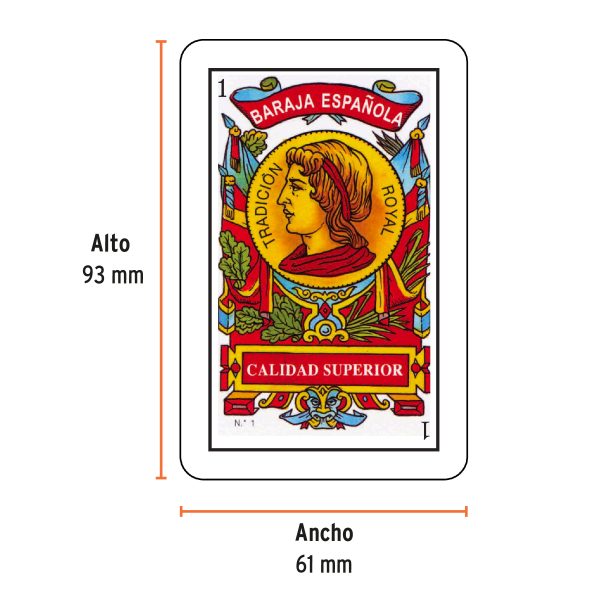61138 - Baraja española de 40 cartas, Truper