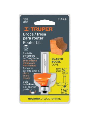 11482 - Broca para router, clásica, 1-3/8' con balero, Truper