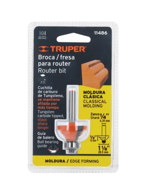BROU-M1-1-8XE1.jpg 11486 - Broca para router, moldura clásica, 1-1/8' con balero,Truper