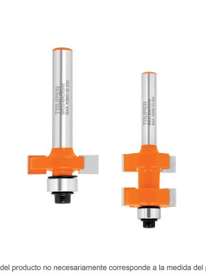 102728 - Juego de machimbrador, 5/8', con balero