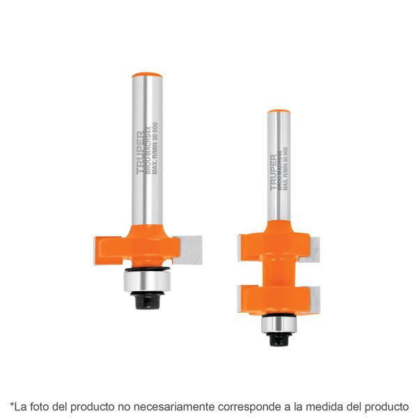 102728 - Juego de machimbrador, 5/8', con balero