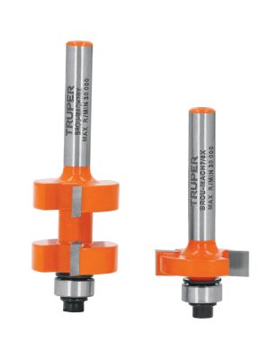 10672 - Juego de machimbrador, 7/8', con balero, Truper