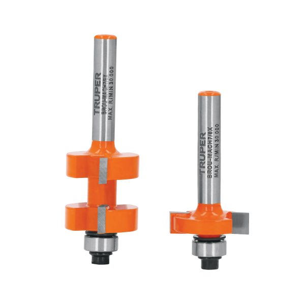 10672 - Juego de machimbrador, 7/8', con balero, Truper