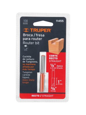 BROU-R2-3-8E1.jpg 11455 - Broca para router, recta 2 filos, 3/8', Truper