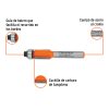 102721 - Broca para router, corte recto, 3/8' con balero, Truper