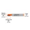 102718 - Broca para router, corte en 'V', 1/4', Truper