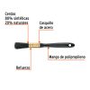 17849 - Brocha profesional de 1/2' mango de plástico, Truper Expert