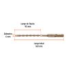 101109 - Broca SDS Plus 6 x 160 mm, Truper