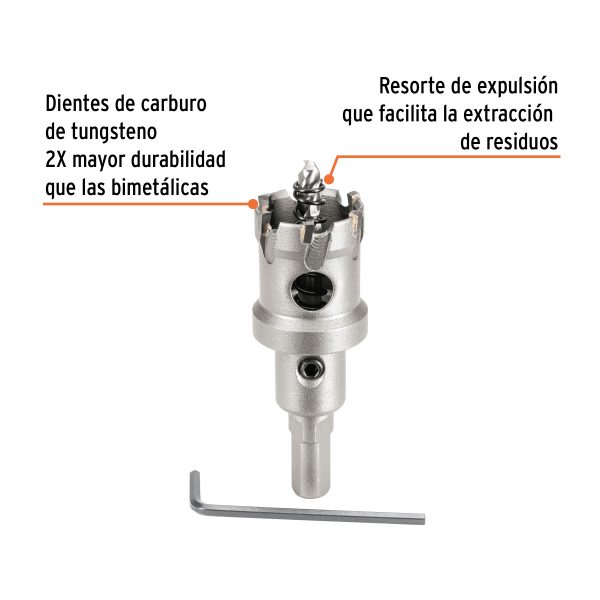 103215 - Brocasierra de carburo de tungsteno, 1-1/8', Truper