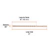 101439 - Broca SDS Ma x de 7/8 x 21', Truper