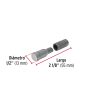 44636 - Bisagra tubular soldable de 1/2', HERMEX