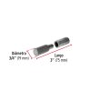 44638 - Bisagra tubular soldable de 3/4', HERMEX
