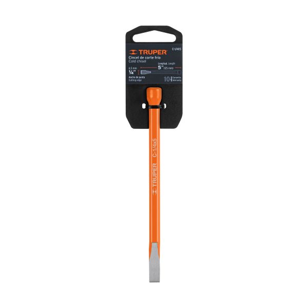 12100 - Cincel de corte frío de 1/4 X 5', Truper
