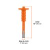 12273 - Cincel de corte frío 1 x 10' con grip, Truper