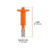12276 - Cincel de corte frío 1 x 8' con grip, Truper