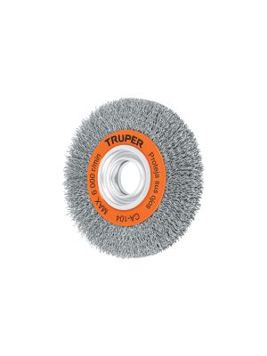 CA-104.jpg 11520 - Carda alambre ondulado 6' x 3/4' para esmeril, Truper