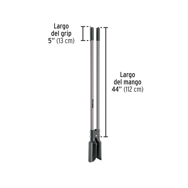 20643 - Cavador mangos de fibra de vidrio 44', Pretul