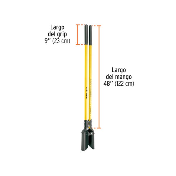 11982 - Cavador mangos de fibra de vidrio 48', Truper Expert