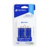 46045 - Cargador de pilas, AA, AAA y 9V, incluye 4 pilas AA, Volteck
