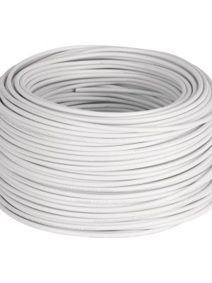 46055 - Rollo de 100 m de cable THHW-LS 10 AWG blanco, Volteck