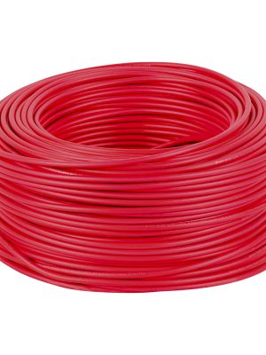 46059 - Rollo de 100 m de cable THHW-LS 10 AWG rojo, Volteck