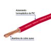 46059 - Rollo de 100 m de cable THHW-LS 10 AWG rojo, Volteck