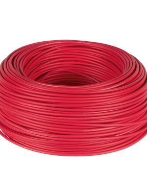 46060 - Rollo de 100 m de cable THHW-LS 12 AWG rojo, Volteck