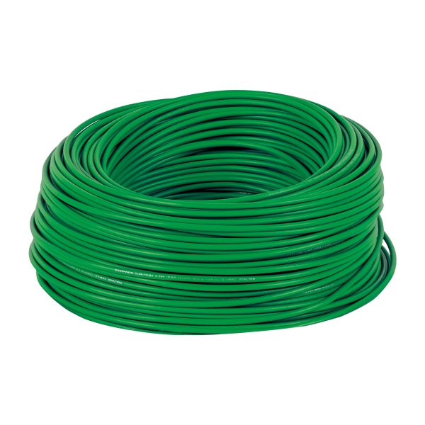 46064 - Rollo de 100 m de cable THHW-LS 12 AWG verde, Volteck