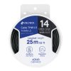 40148 - Carrete con 25 m de cable THHW-LS 14 AWG negro, Volteck