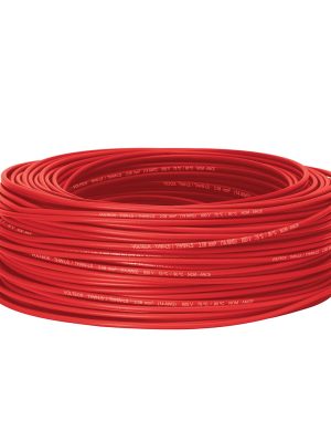 46061 - Rollo de 100 m de cable THHW-LS 14 AWG rojo, Volteck