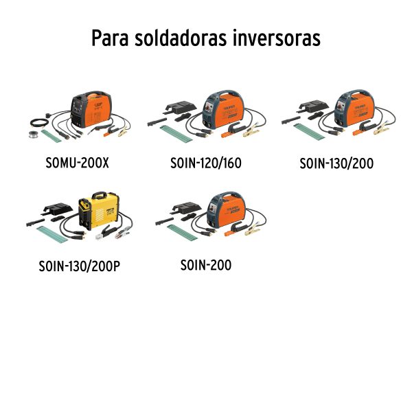 100286 - Cables p/electrodo y p/tierra 200A c/conector 1/2', EXPERT