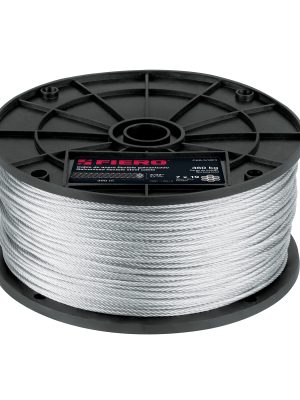 48800 - Metro de cable flexible 3/32' de acero 7x19 hilos, 300 m