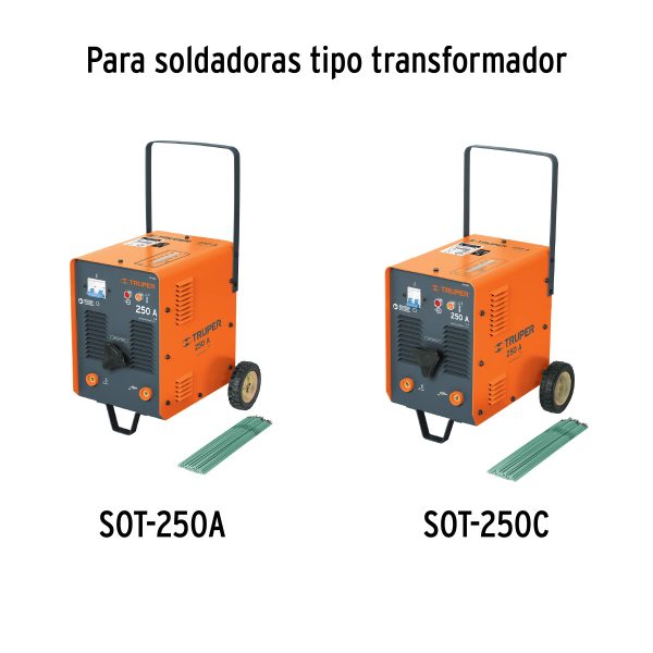 14349 - Cables con pinza a tierra p/SOT-250A y 250C, 300 A, TRUPER