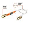 CAB-5431-18-AFC1.jpg 10763 - Línea de vida 1.8m cuerda políéster, absorbedor impacto,ANSI