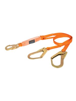 14454 - Línea de vida absorbedor impacto, doble brazo, gancho grande
