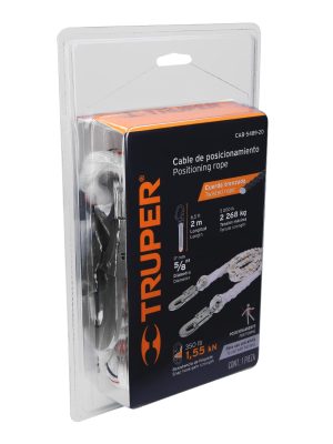 14436 - Cable de posicionamiento cuerda de poliéster de 2 m, Truper