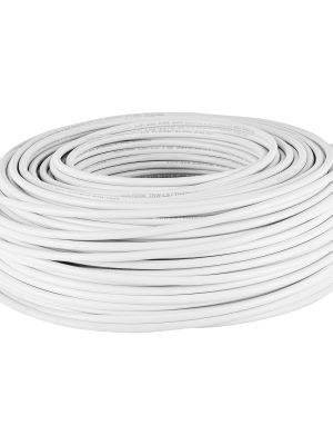 46054 - Rollo de 100 m de cable THHW-LS 8 AWG blanco, Volteck
