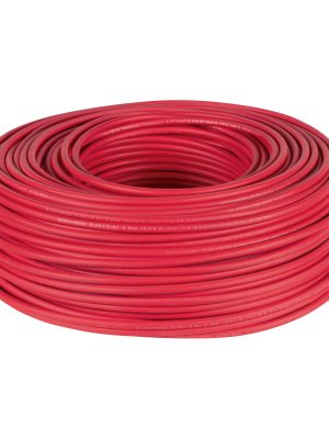 46058 - Rollo de 100 m de cable THHW-LS 8 AWG rojo, Volteck