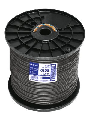 45029 - Metro de cable coaxial RG59 en carrete de 500 m, Volteck