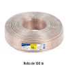 46269 - Rollo de 100 m cable polarizado transparente p/bocina 16 AWG