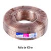 46271 - Rollo de 100 m cable polarizado transparente p/bocina 20 AWG